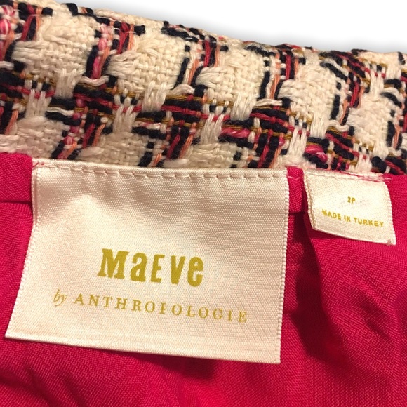 Anthropology Maeve Bobbie Plaid Flounced Mini Skirt - Picture 10 of 11